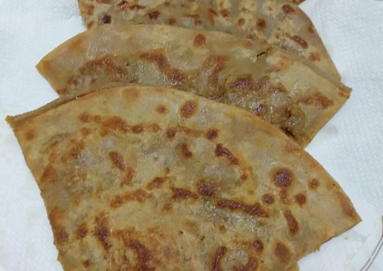 Recipe of Homemade Aloo Qeema Bhara Paratha
