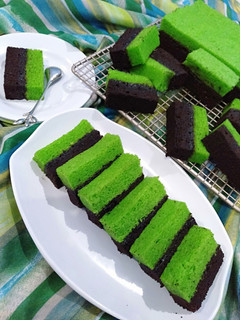 Foto resep Brownies Pandan Kukus (ala) Amanda