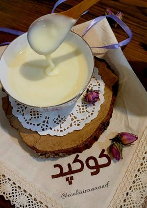 عکسی از دستور شیرعسلی فوری با شیرخشک