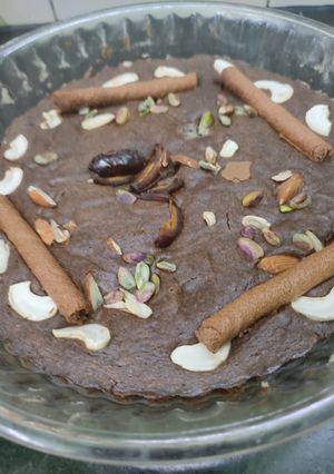 A picture of Chocolate orange juice cake.
