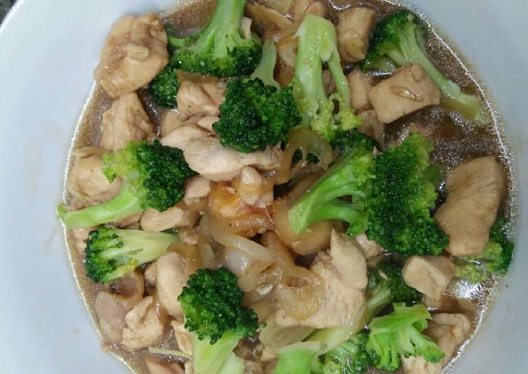 Ayam cah brokoli