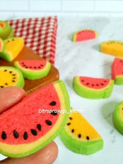 Foto resep Watermelon Cookies