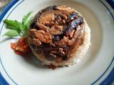 Nasi tim ayam jamur no msg