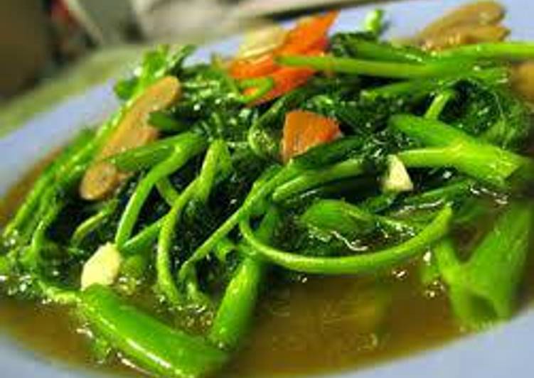 Resep Cah kangkung saus tiram oleh ADM Syabna FBRP 