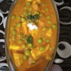 Mutter paneer A picture of Mutter paneer.