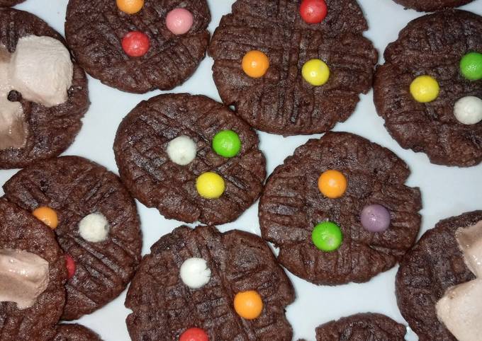 Cara Gampang Membuat COOKIES teflon chocholatos (tanpa oven✓, tanpa mixer✓ tanpa cetakan✓) Anti Gagal