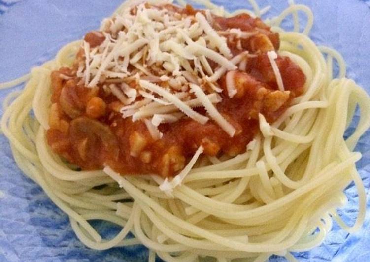 Resep Spaghetti saos homemade Anti Gagal