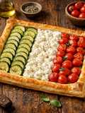 Torta salata tricolore