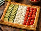Torta salata tricolore