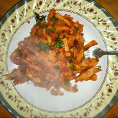 A picture of Chips masala recipe.