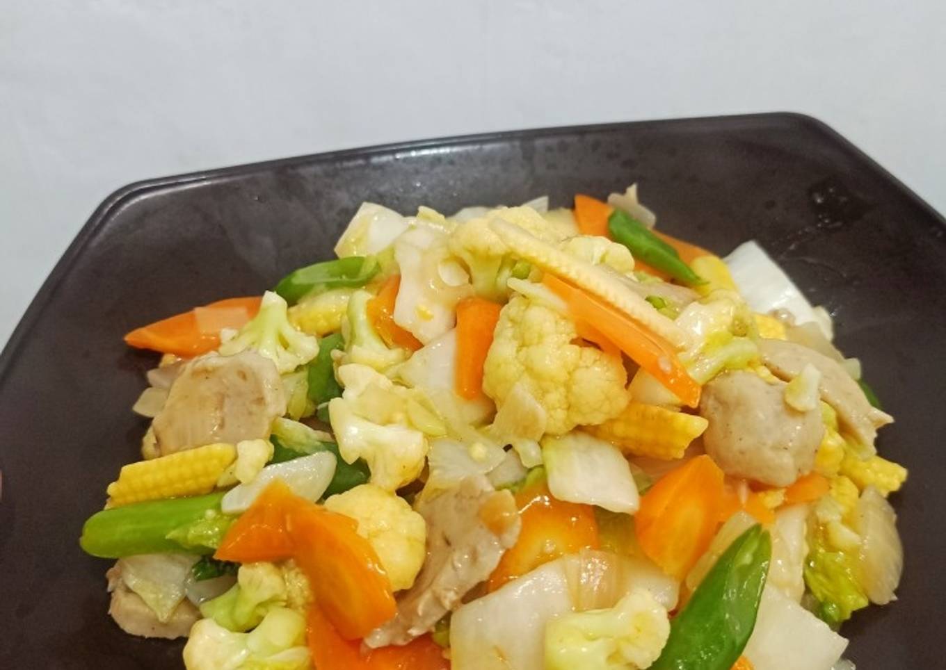 07. Capcay kuah kental rumahan
