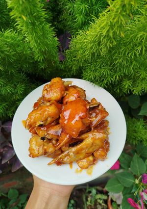 Hình của món Cánh gà chiên mắm.