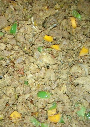 A picture of Samosa filling.