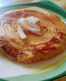 Tarta de banana y coco