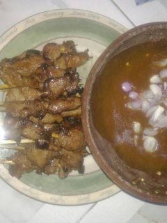 Foto resep Sate kambing bumbu kacang #BikinRamadhanBerkesan