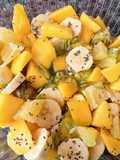 Fruit salad with chia seeds