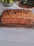 Budin granizado de galletitas sabor chocolate y canela
