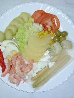 Una foto de Ensalada tropical