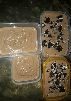 Foto resep Es krim milo lembut tanpa maizena