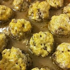 A picture of Sausage & Cream Cheese Stuffed Mushrooms.