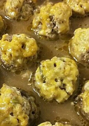 A picture of Sausage & Cream Cheese Stuffed Mushrooms.