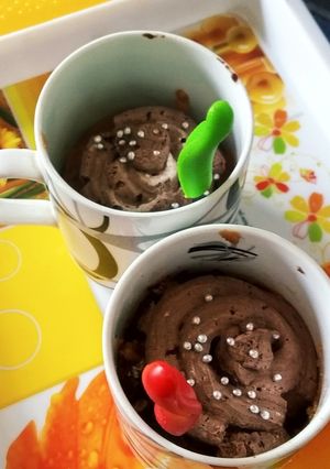 A picture of Biscuit mug cake.