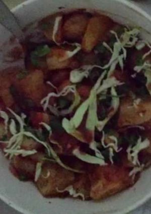 A picture of Khatay Aloo #iftar with huma.