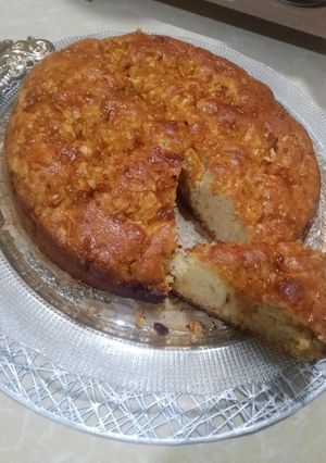صورة لوصفة كيكة التفاح
