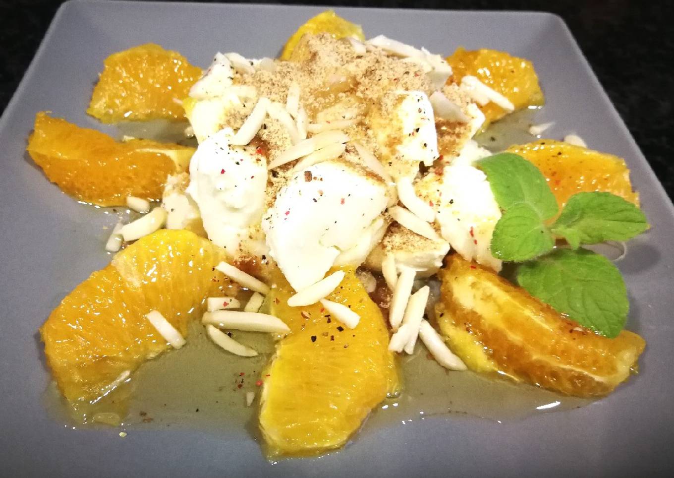 Desayuno saludable con mozzarella