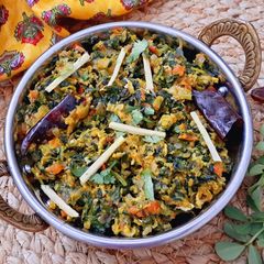 Methi Egg Bhurji A picture of Methi Egg Bhurji.