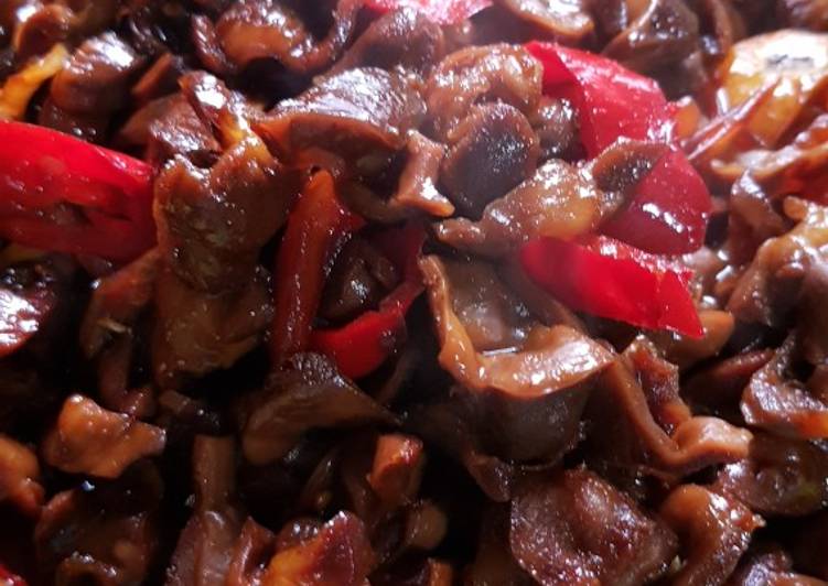 Ampela ayam saos kecap