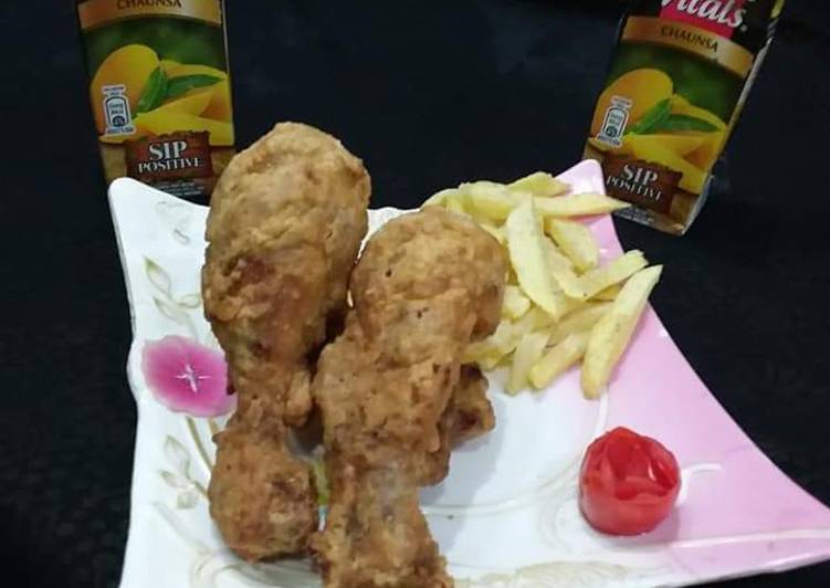 Simple Way to Prepare Quick Fried chicken legs