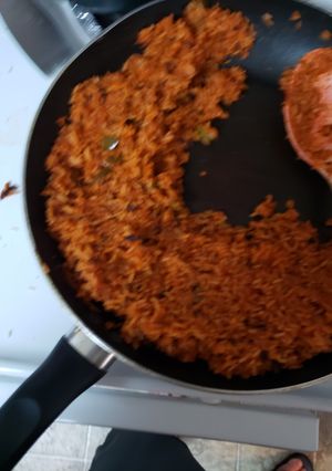 A picture of Mexican Rice.