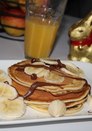 Une photo de Pancakes léger au fromage blanc WW