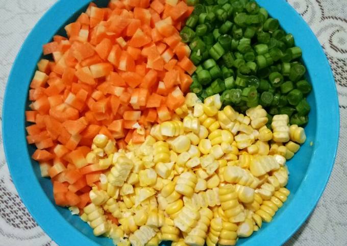 Resep Frozen vegetable ekonomis #BikinRamadanBerkesan Anti Gagal