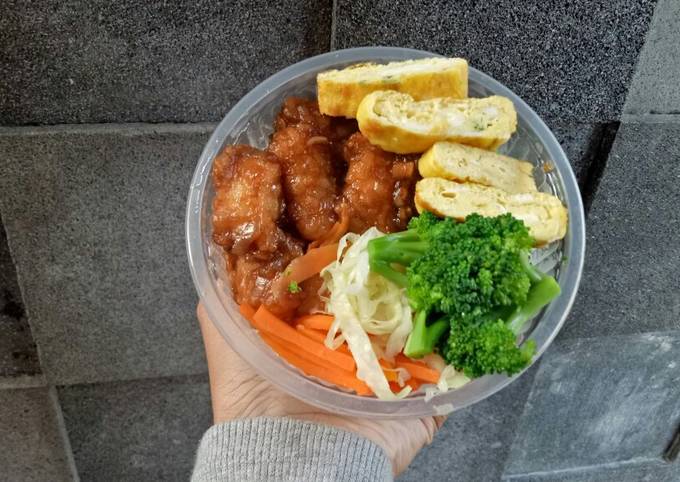 Cara Gampang Membuat Honey Lemon Chicken #Ricebowl yang Bisa Manjain Lidah