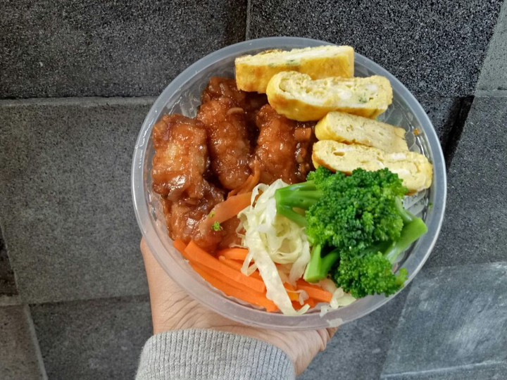 Cara Gampang Membuat Honey Lemon Chicken #Ricebowl yang Bisa Manjain Lidah