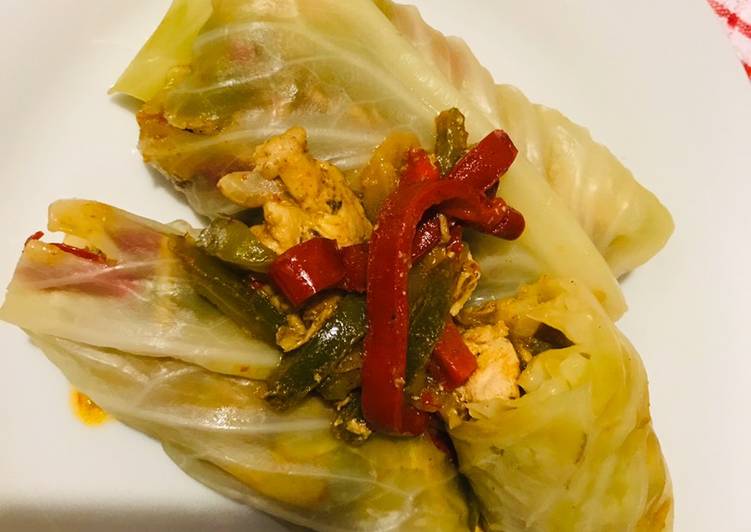 Easiest Way to Prepare Quick Cabbage rolls and veggies