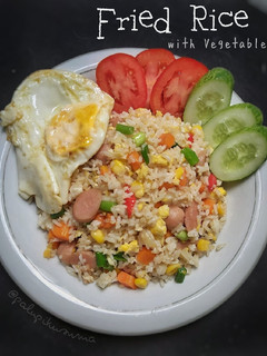 Foto resep Fried Rice with Vegetables