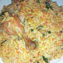 Delicious jallof Rice A picture of Delicious jallof Rice.