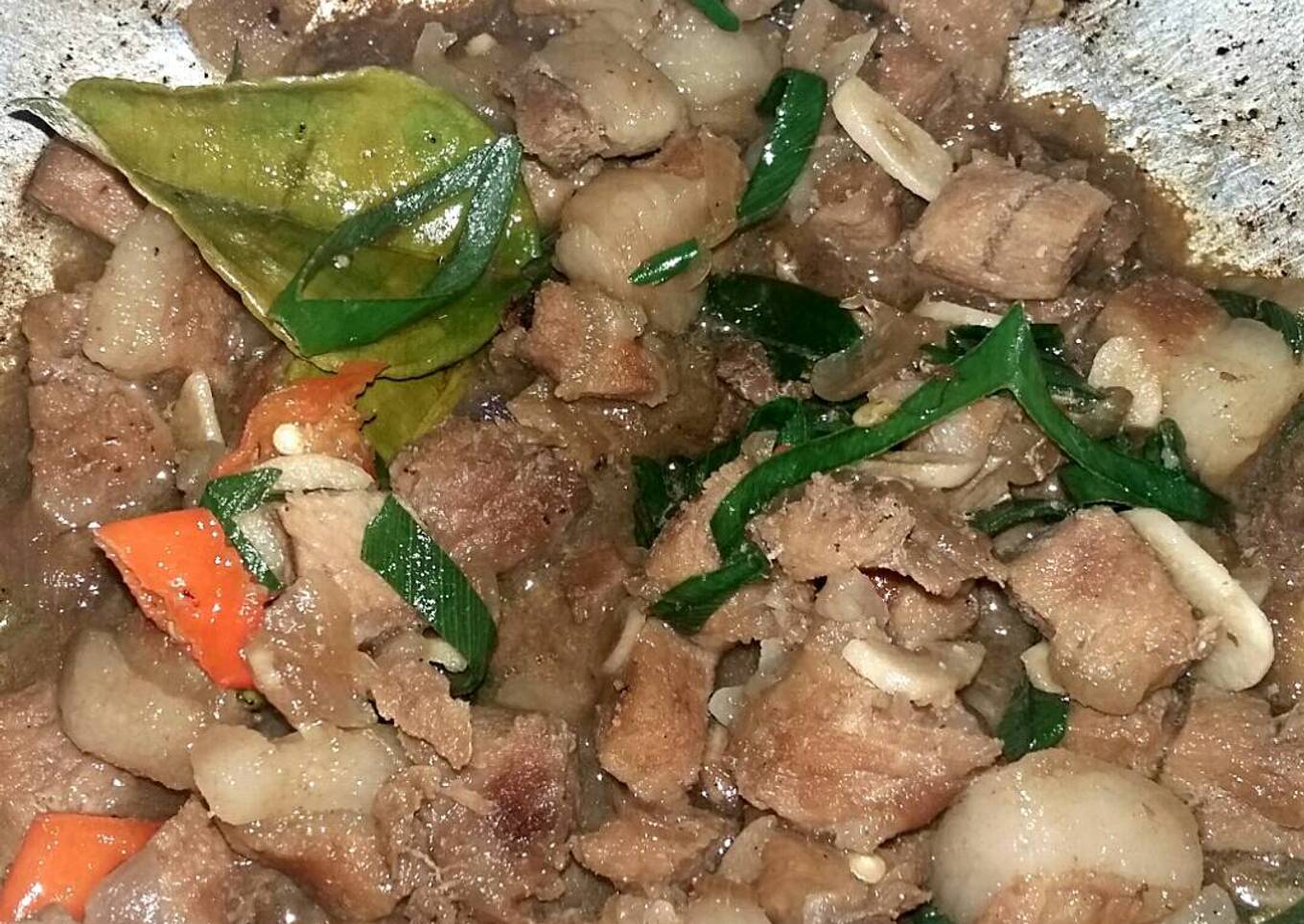 Tongseng Babi (kuah nyemek)