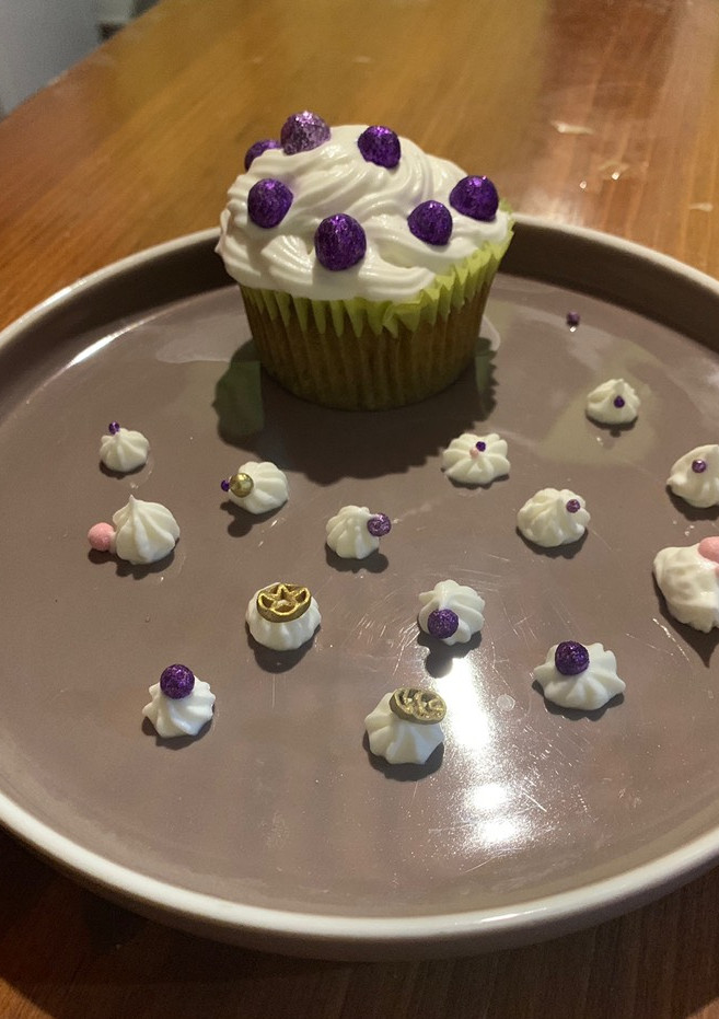 Una foto de Muffins de Manzana y canela