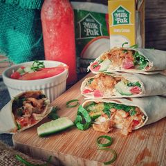 A picture of Malai Boti Shawarma Roll.