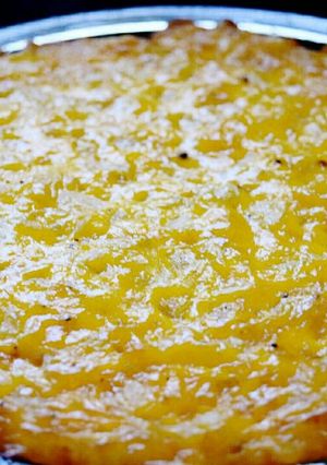 A picture of Liv's World Famous Cheesy Potatoes 🌎.