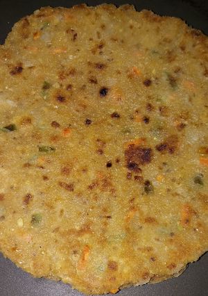 A picture of Sweet corn paratha.