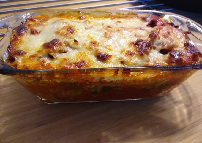 Recipe of Quick Vegetarian Lasagna