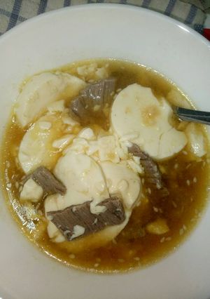Foto resep Healthy Sup tofu with beef