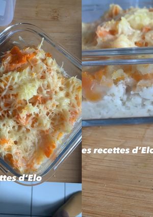 Une photo de Hachis Parmentier au cabillaud au Cookeo
