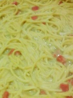 Foto resep Spagetti Schotel Sosis Kukus