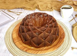 صورة لوصفة كيك الكراميل المملح 🧡🧂 Salted Caramel Cake
